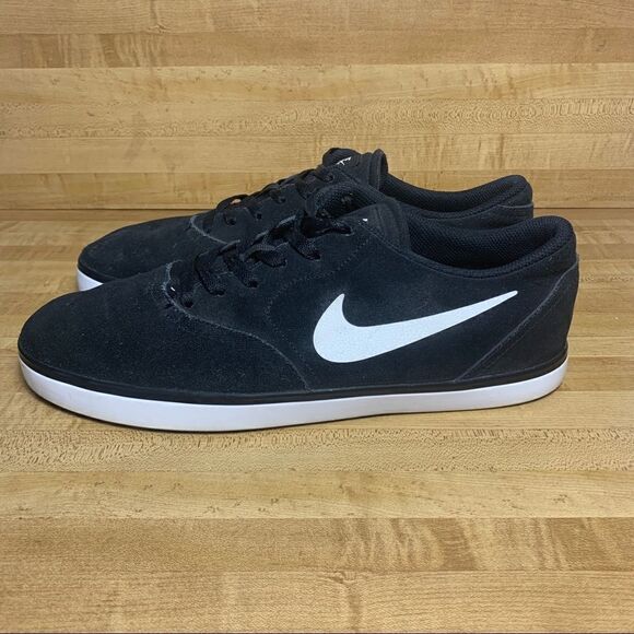 Nike SB Check Trainers Canvas Black Size 13 - Picture 2 of 7